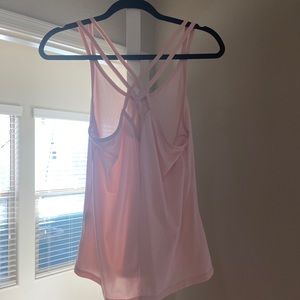 Pink workout tank